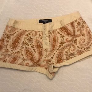 Cream & Pink Express shorts